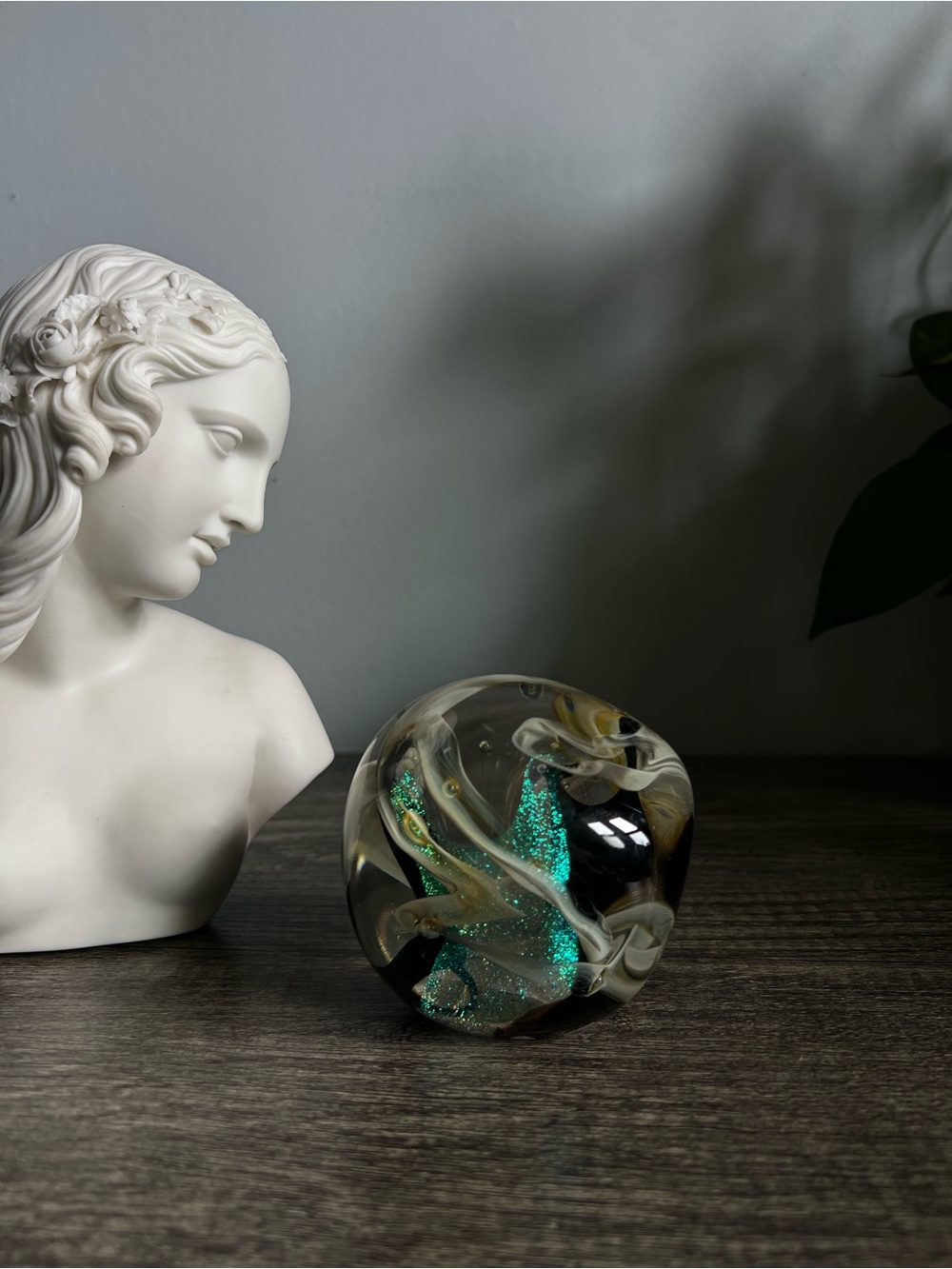 Vintage Glass Eye Studio Paperweight